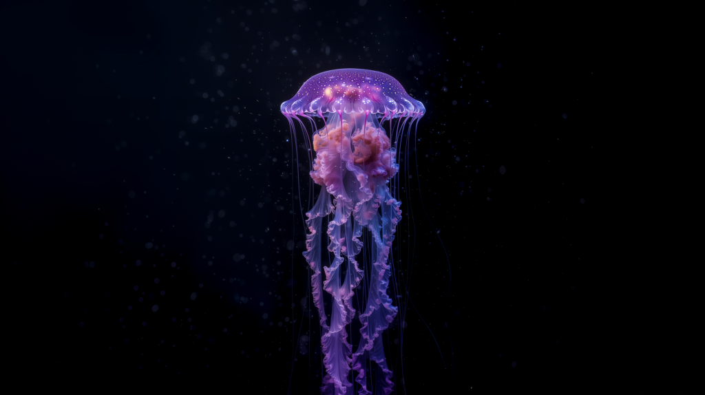 vibrant jellyfish